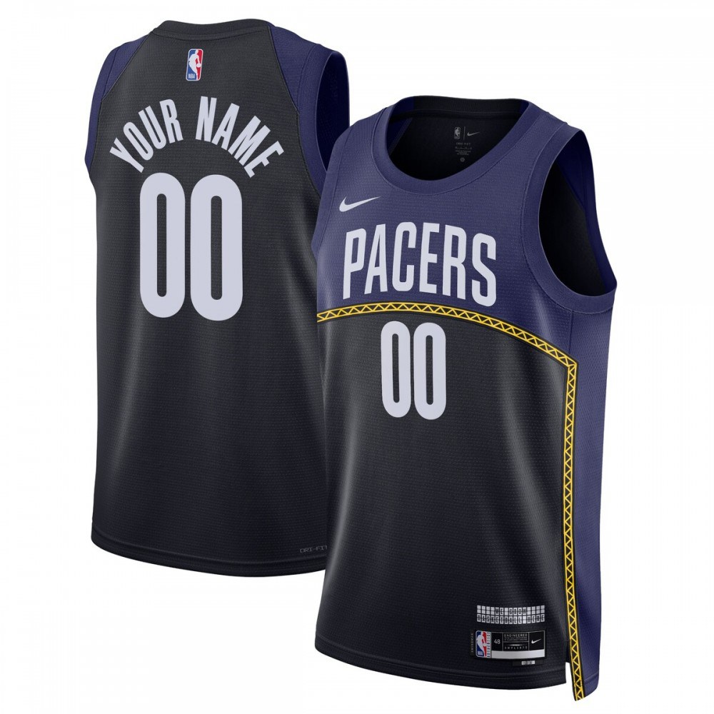 Indiana Pacers Unisex 2022/23 Swingman Custom Jersey - City Edition - Blue-Pro Kit Vault | Brand New 26/27 Sports Jerseys